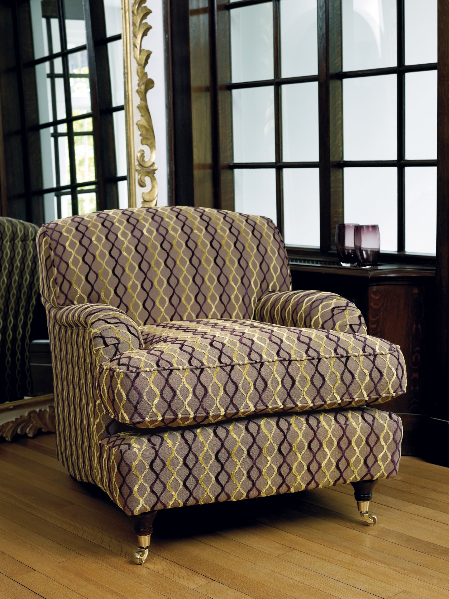 Herstoffering Engelse fauteuil